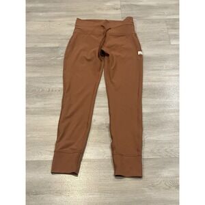 Women's Vuori Ankle Orange Activewear Tight Leggings Small